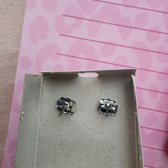 Mini Amethyst Hoops - Picture 3 of 6